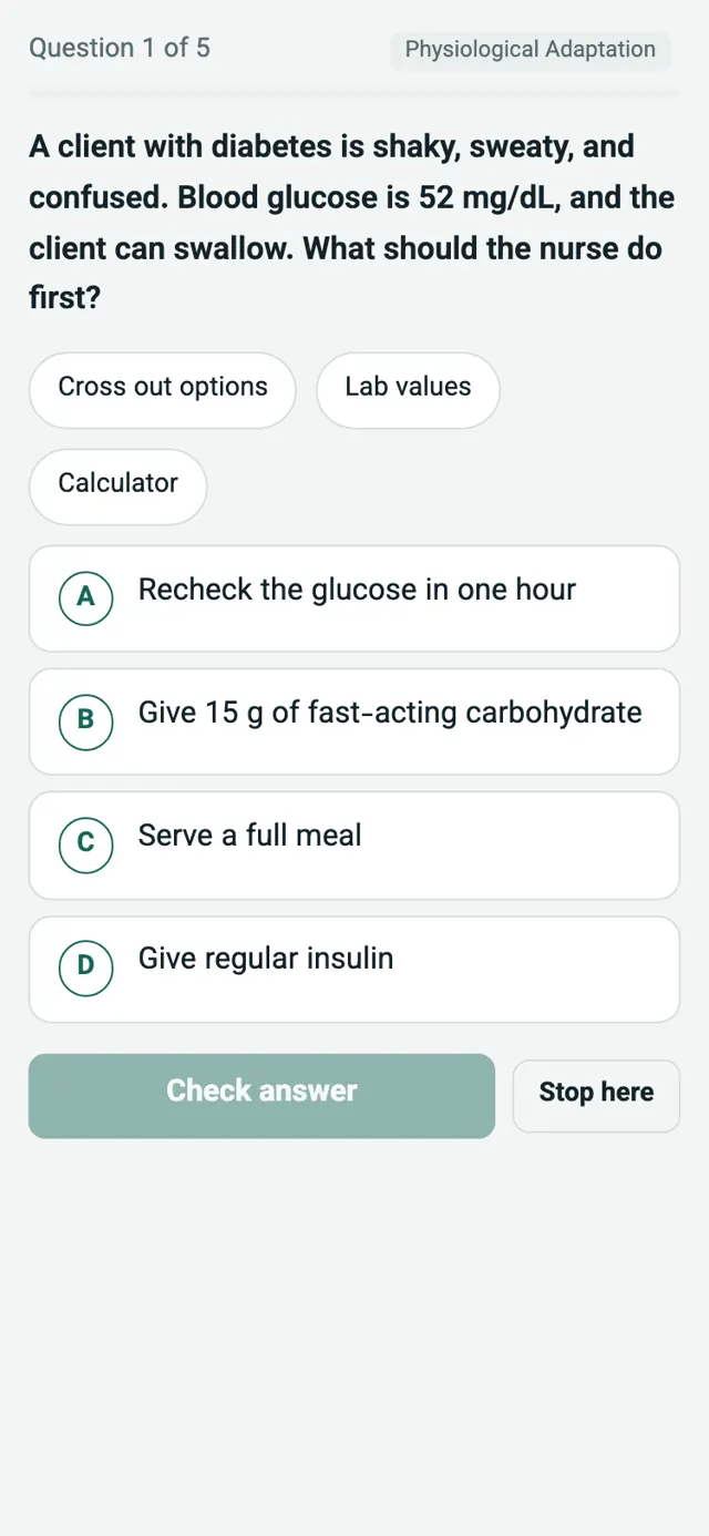 The same question on a phone