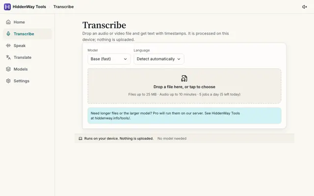Transcribe