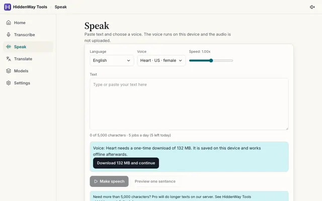 Speak