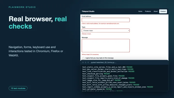 Local Browser QA Kit - Playwright Tests for Digital Products dashboard