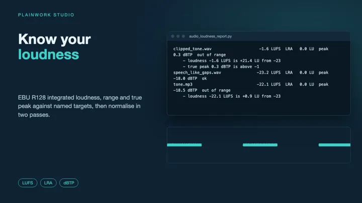 Media Batch Lab - 30 Local Audio and Video Automation Scripts dashboard